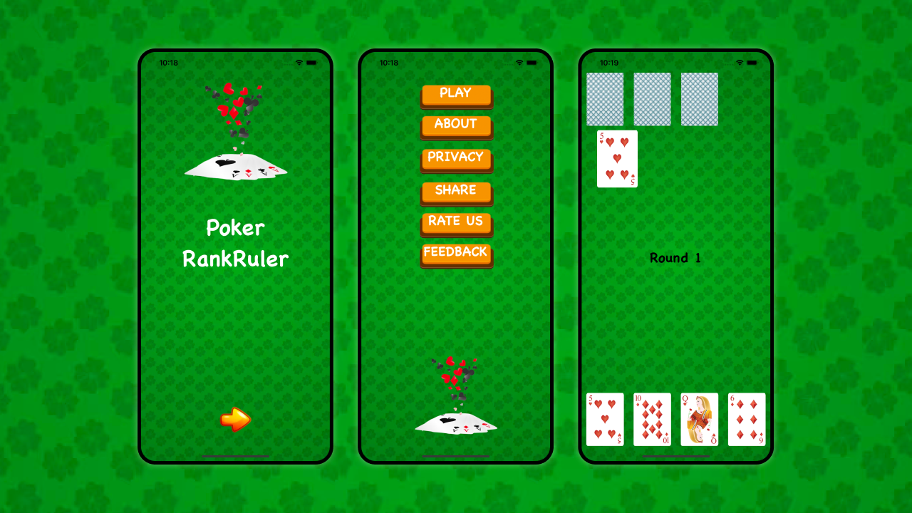 Poker RankRuler Poker iOS Game Card Game by sahilmoradiya CodeCanyon